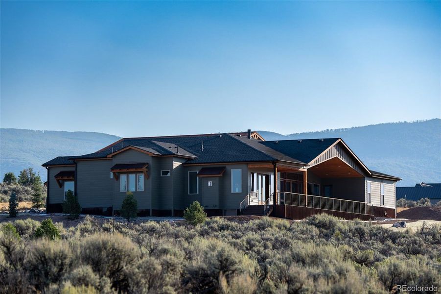 Front exterior of a new home in , Glenwood Springs, CO, highlighting curb appeal (Image 23).