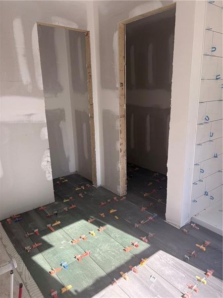 In-progress construction of a new home in River Walk Place, Lawrenceville, GA (Image 35).