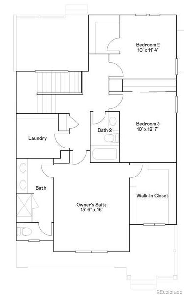 2D floor plan layout of this home in , Thornton, CO (Image 2).
