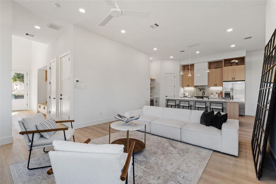 Furnished interior view inside a new home in , Houston (Image 6).