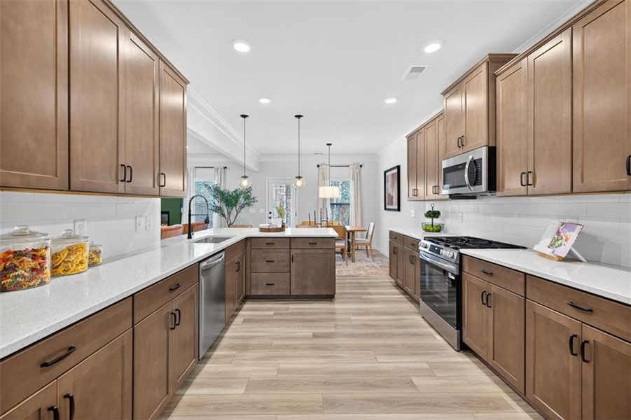 Furnished interior view inside a new home in Jones Ridge, Dallas (Image 7).