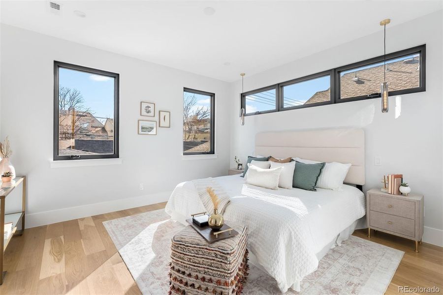 Furnished interior view inside a new home in , Denver (Image 26).