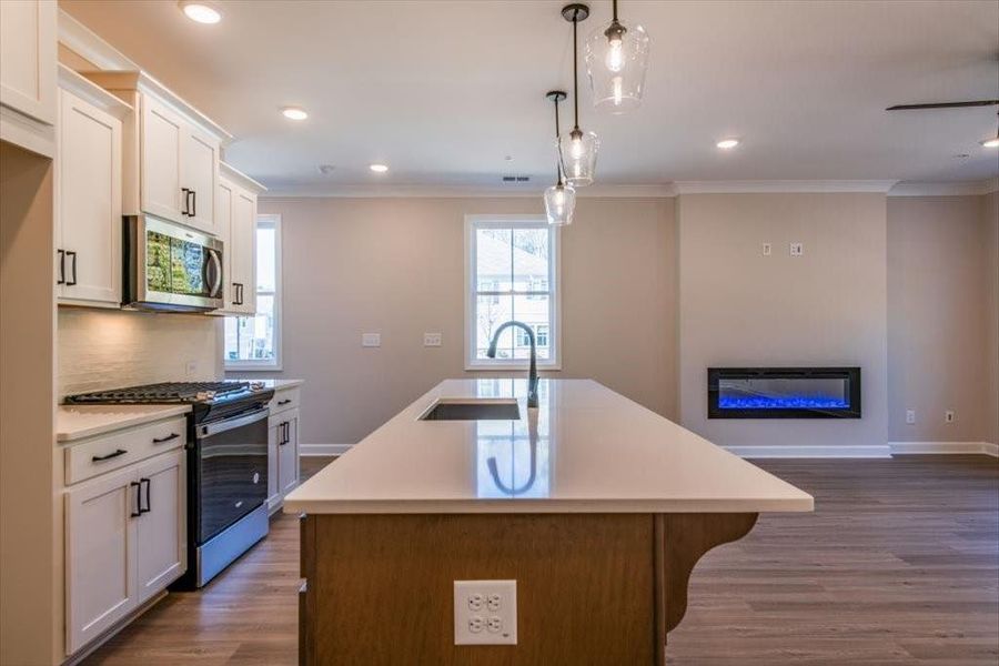 Furnished interior view inside a new home in Cherokee Township, Acworth (Image 11).