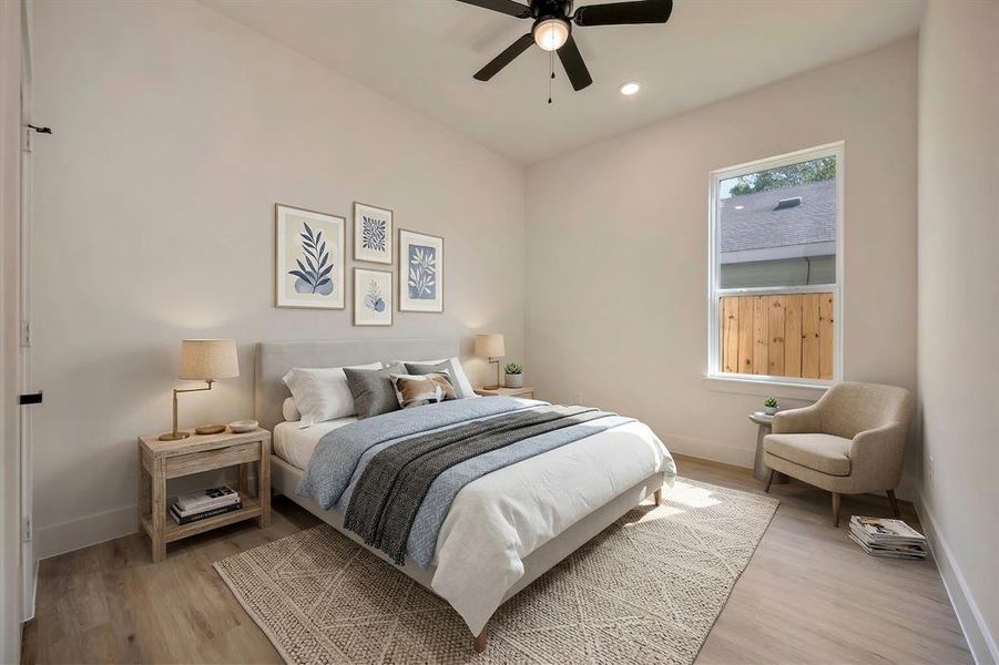 Furnished interior view inside a new home in , Fort Worth (Image 31).