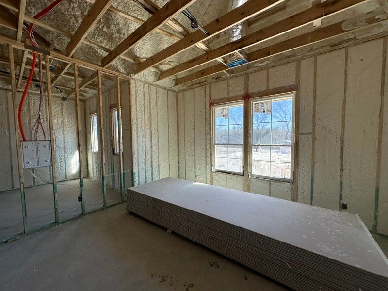 In-progress construction of a new home in Fannin Ranch, Leonard, TX (Image 10).