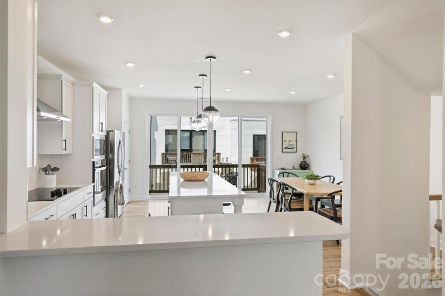 Furnished interior view inside a new home in The Townes of Cotswold, Charlotte (Image 10).