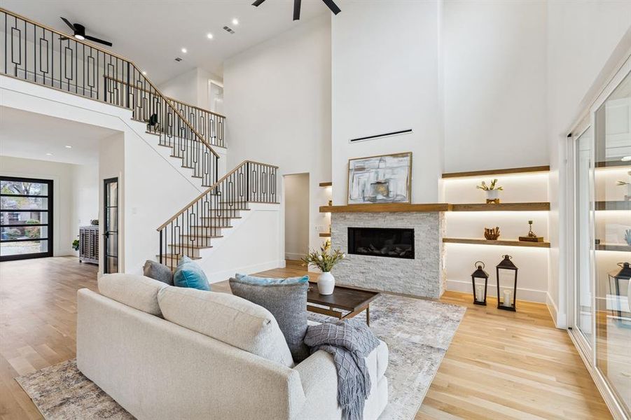Furnished interior view inside a new home in , Dallas (Image 18).