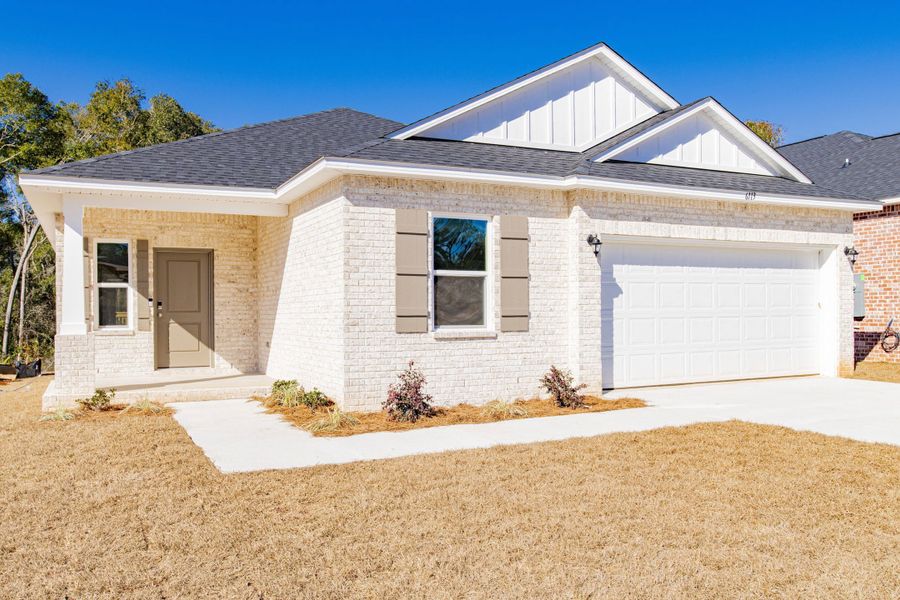 Representative exterior photo of a completed home built from the Ashton by Maronda Homes in Bellview Pointe, Bellview, FL (Image 31). Representative exterior photo of a completed home built from the Ashton by Maronda Homes in Bellview Pointe, Bellview, FL (Image 31).