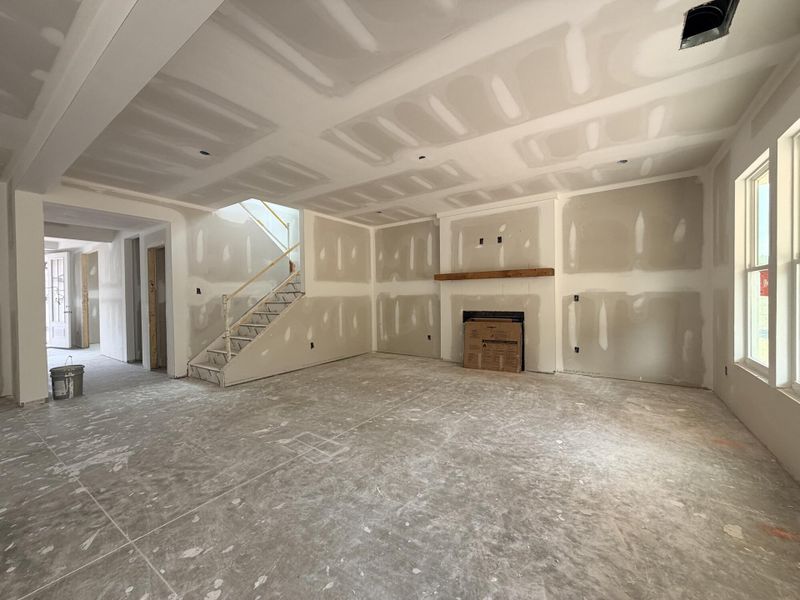In-progress construction of a new home in Arbor West, Dawsonville, GA (Image 17).