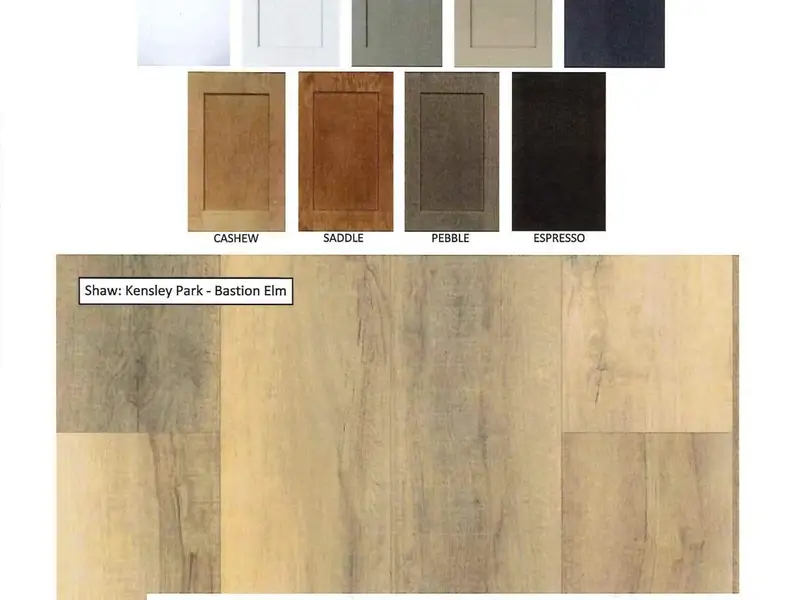 Sample of building materials used in homes in North Ridge at Pronghorn Ranch, Prescott Valley (Image 3).