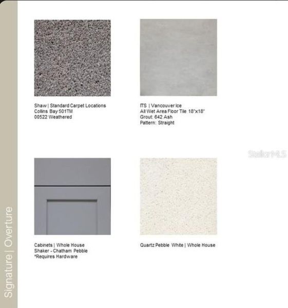 Sample of building materials used in homes in Palm Wind, Hudson (Image 24).