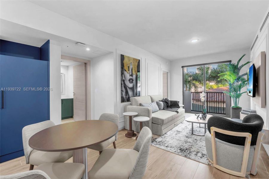 Furnished interior view inside a new home in , Coral Gables (Image 14).