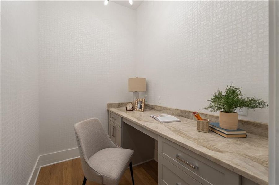 Furnished interior view inside a new home in , Roswell (Image 66).