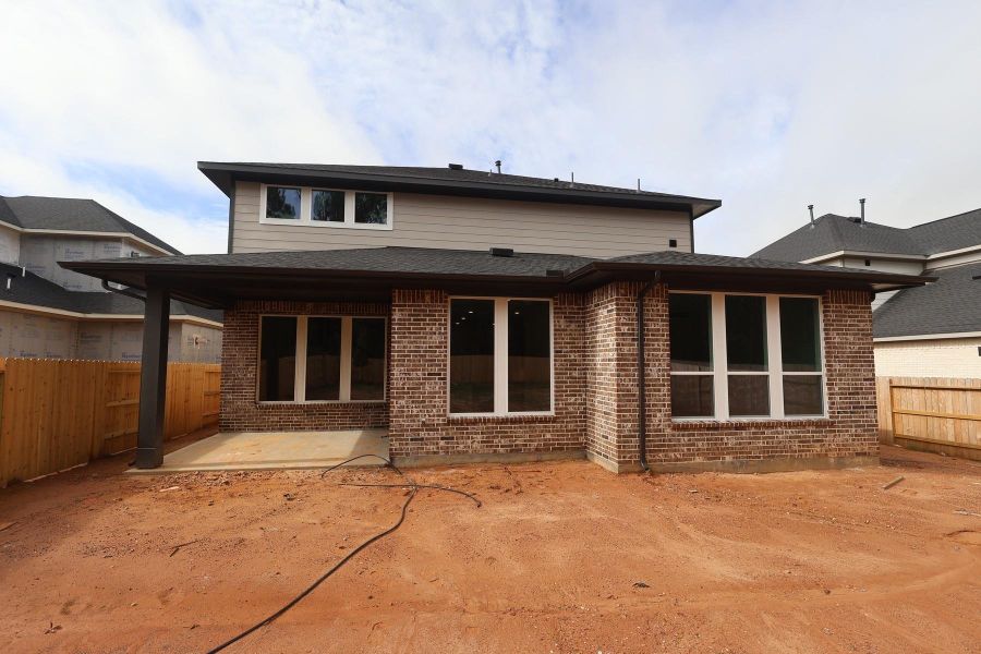 In-progress construction of a new home in Clopton Farms, Montgomery, TX (Image 11).