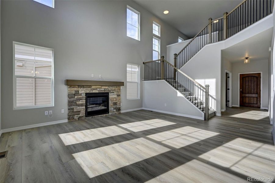 Spacious, unfurnished interior of a new home in , Colorado Springs (Image 24). Spacious, unfurnished interior of a new home in , Colorado Springs (Image 24).