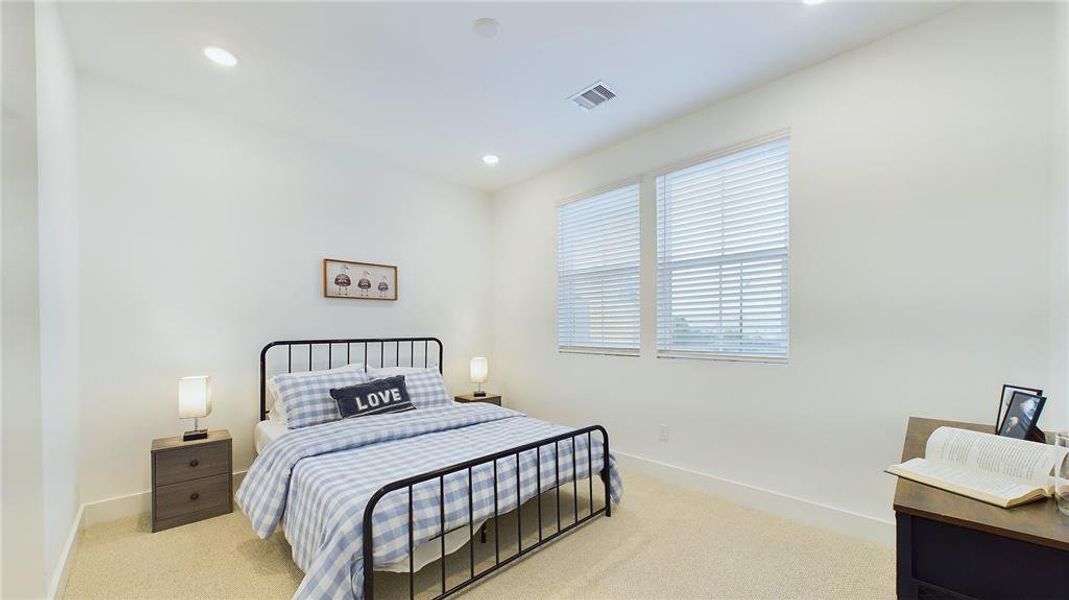 Upstairs, you’ll find the secondary bedrooms, each connected by a stylish Jack-and-Jill bathroom—ideal for comfort and convenience