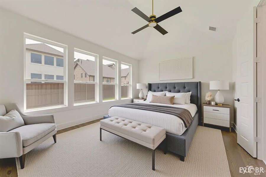 Furnished interior view inside a new home in Estates at Rockhill, Frisco (Image 15).