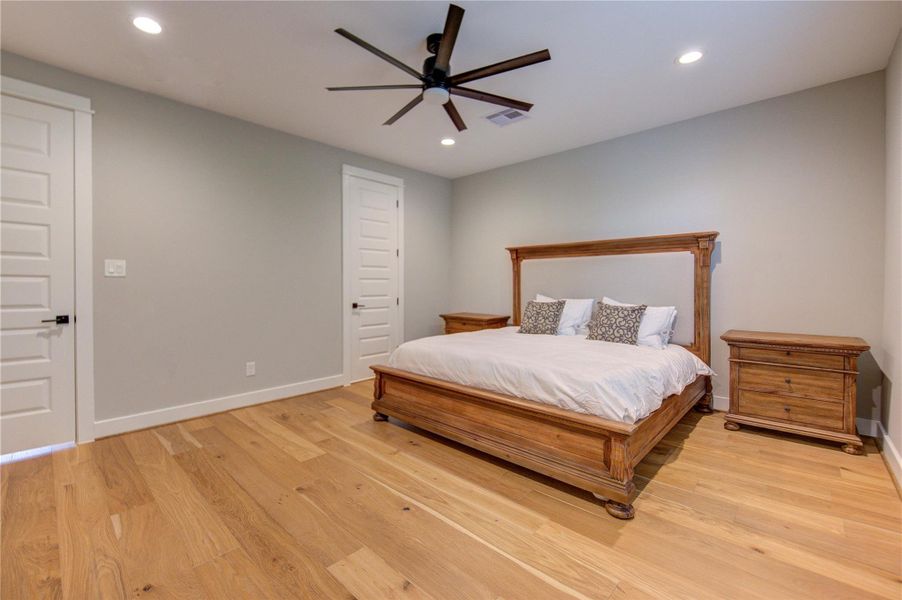 Spacious primary retreat.
