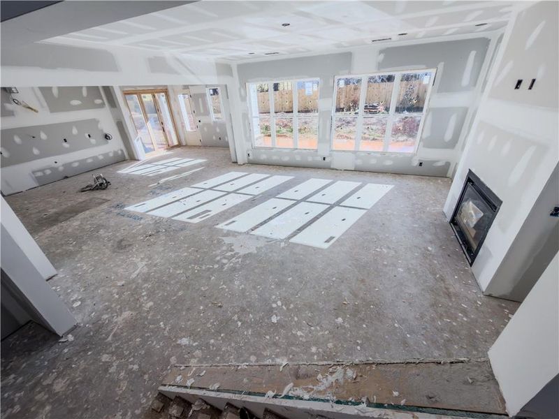 In-progress construction of a new home in , Marietta, GA (Image 9).