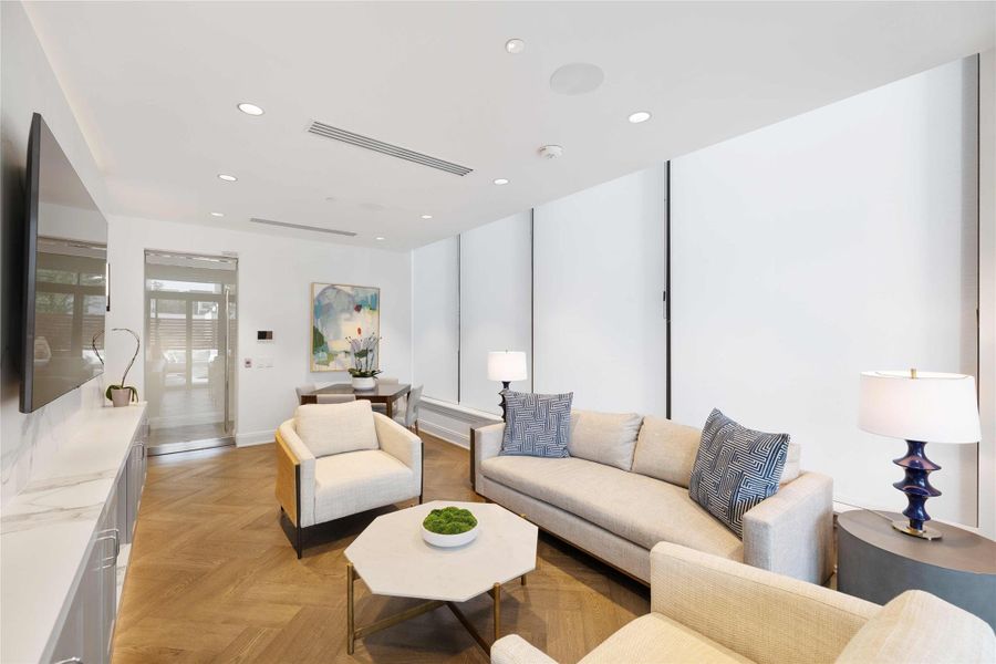 Furnished interior view inside a new home in Westmore, Houston (Image 10). Furnished interior view inside a new home in Westmore, Houston (Image 10).