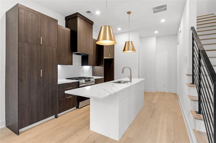 Furnished interior view inside a new home in , Atlanta (Image 13).