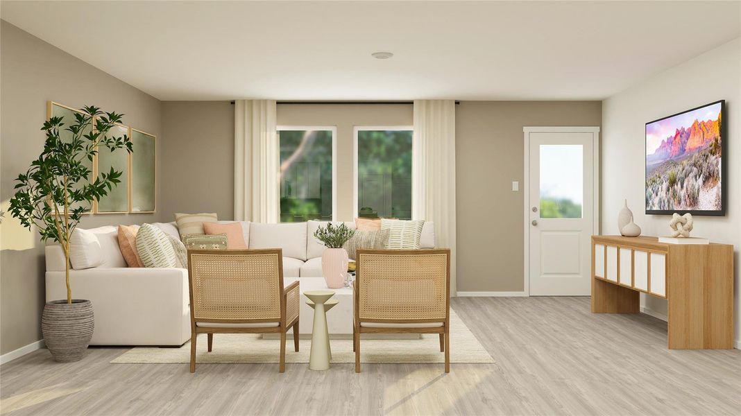 Furnished interior view inside a new home in Elm Creek, Elgin (Image 11).