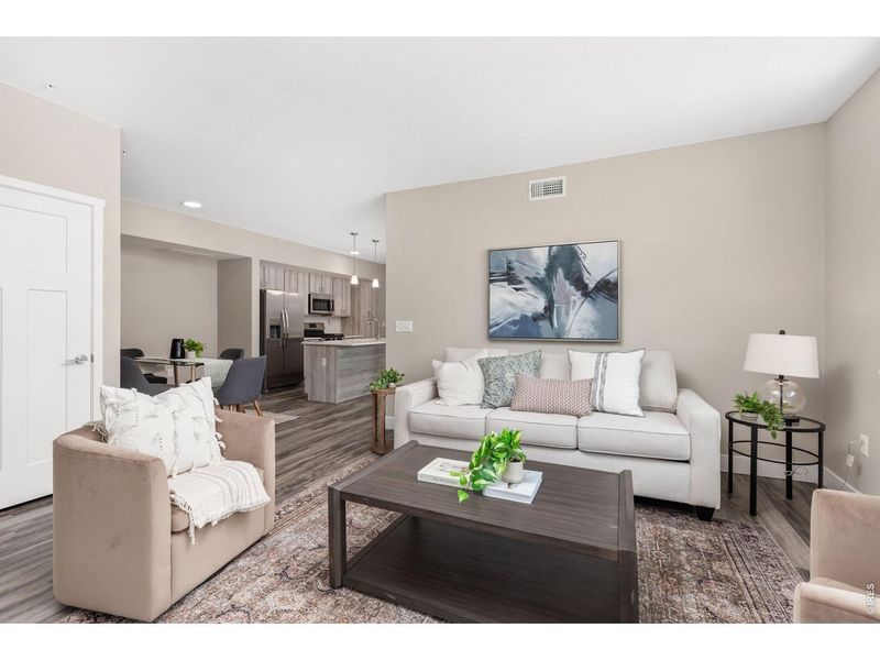 Furnished interior view inside a new home in , Lafayette (Image 8).
