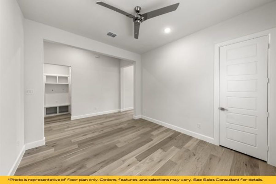 Representative unfurnished interior of a home built from the The Catalina by Stonefield Homes in The Highlands, Rockwall (Image 101).
