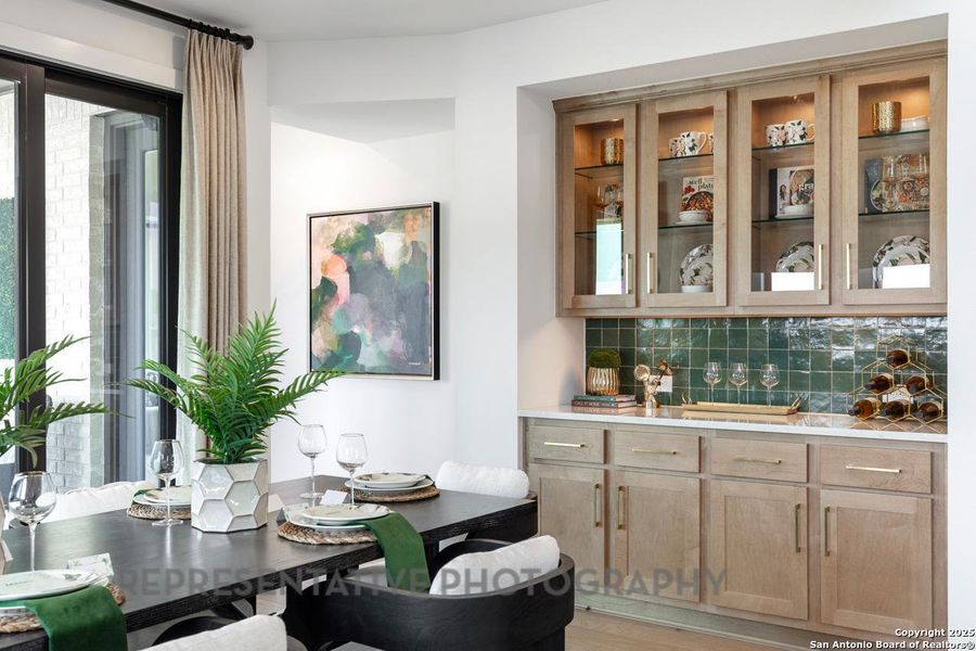 Furnished interior view inside a new home in Davis Ranch: 45ft. lots, San Antonio (Image 4).