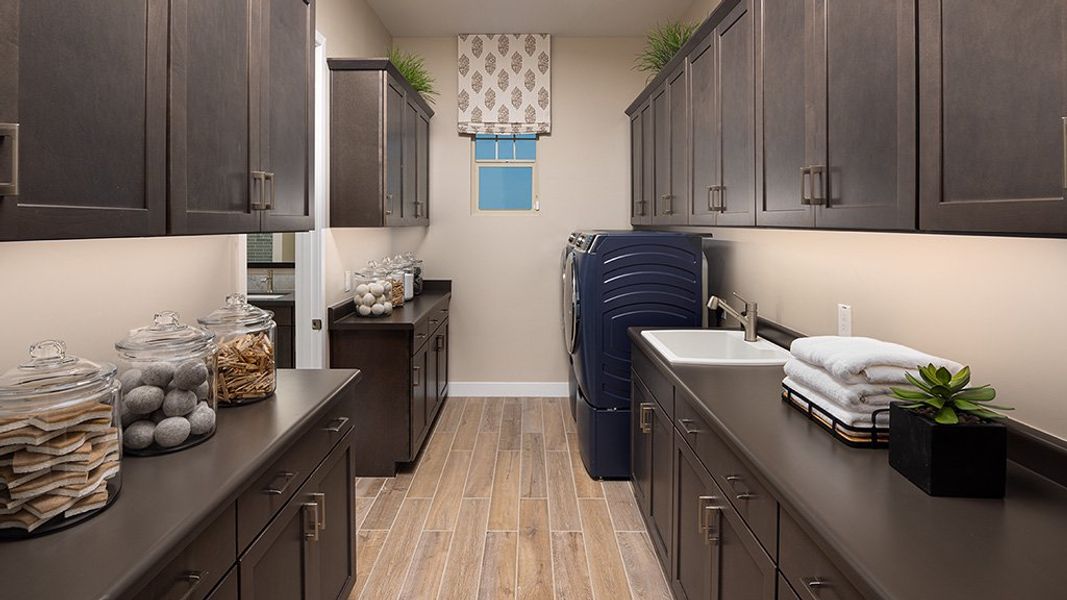 Furnished interior view inside a new home in Legado, Queen Creek (Image 19).