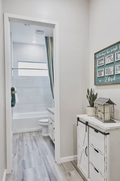 Furnished interior view inside a new home in Valencia at Granite Vista, Waddell (Image 15).