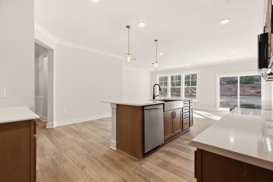 Furnished interior view inside a new home in Harbor Crossing, Greensboro (Image 11).