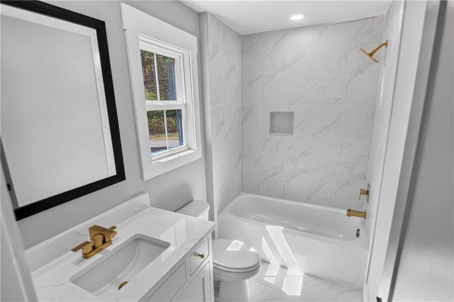 Furnished interior view inside a new home in , Stone Mountain (Image 71).