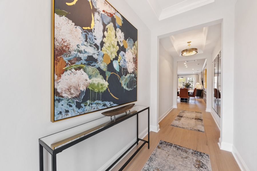 Representative furnished interior of a home built from the Knight by Tri Pointe Homes in Southbridge, Fort Mill (Image 10).