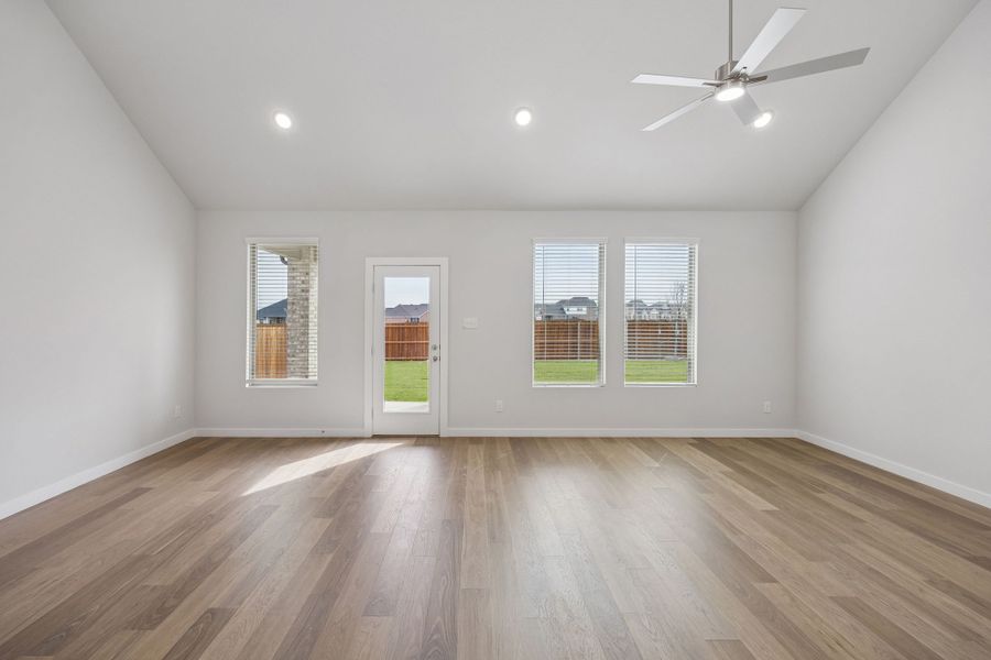 Living and Dining Rooms in the Masters home plan by Trophy Signature Homes – REPRESENTATIVE PHOTO