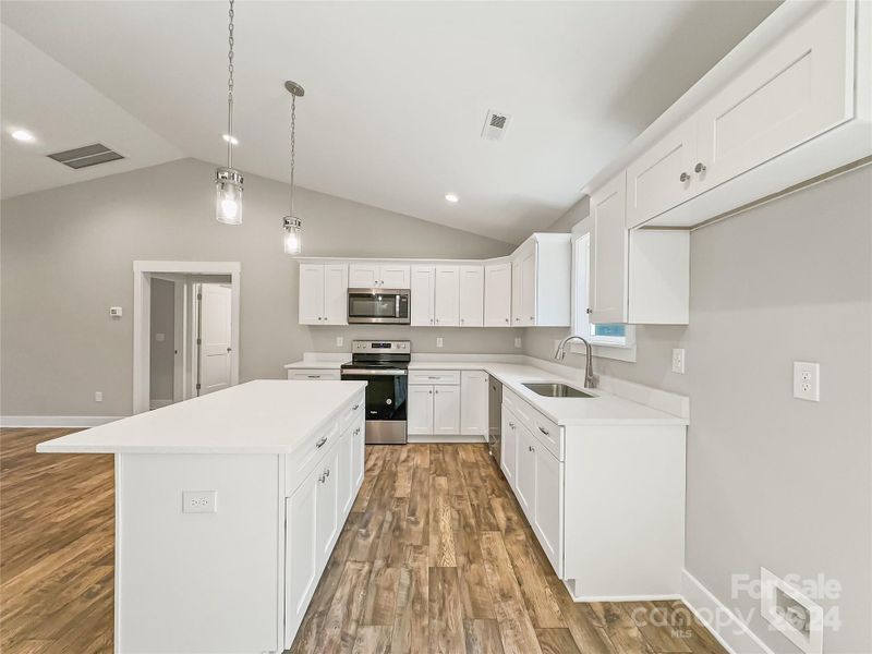 White soft close cabinets