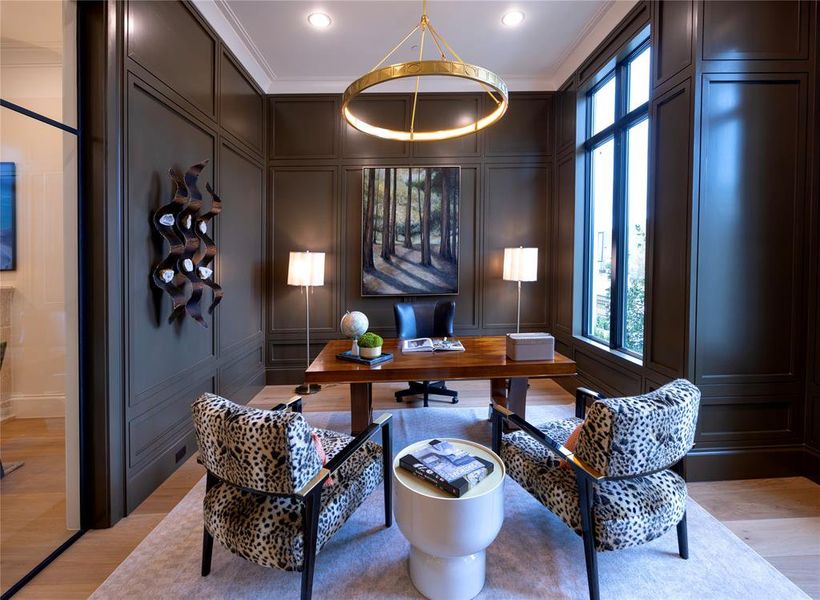 Furnished interior view inside a new home in , Southlake (Image 32).