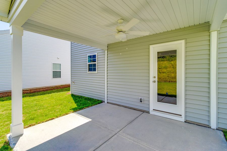 Exterior details and patio area of a home in Bluefield, Lexington (Image 4). Exterior details and patio area of a home in Bluefield, Lexington (Image 4).