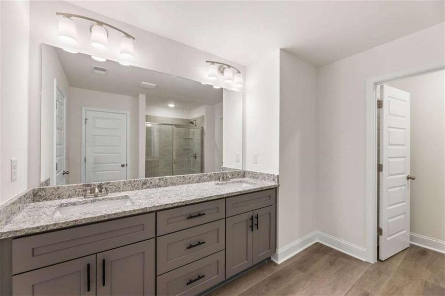 Furnished interior view inside a new home in Porter Reserve, Decatur (Image 15). Furnished interior view inside a new home in Porter Reserve, Decatur (Image 15).