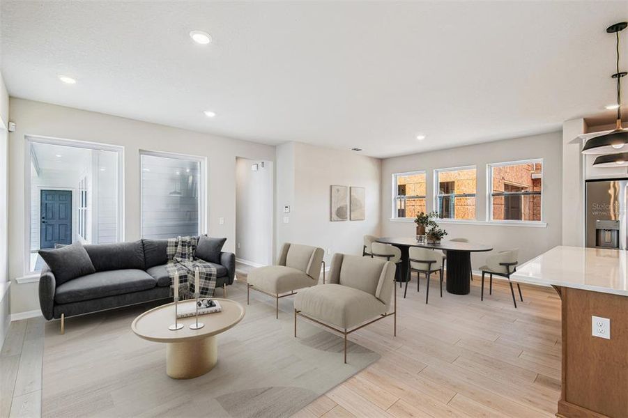 Family & Dining Room **Virtually Staged