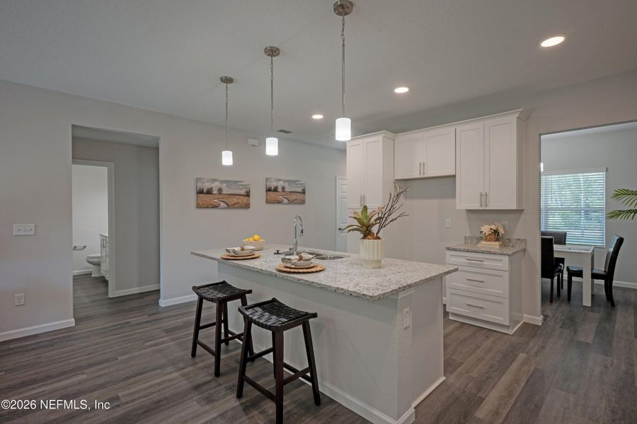 Furnished interior view inside a new home in , Jacksonville (Image 34).