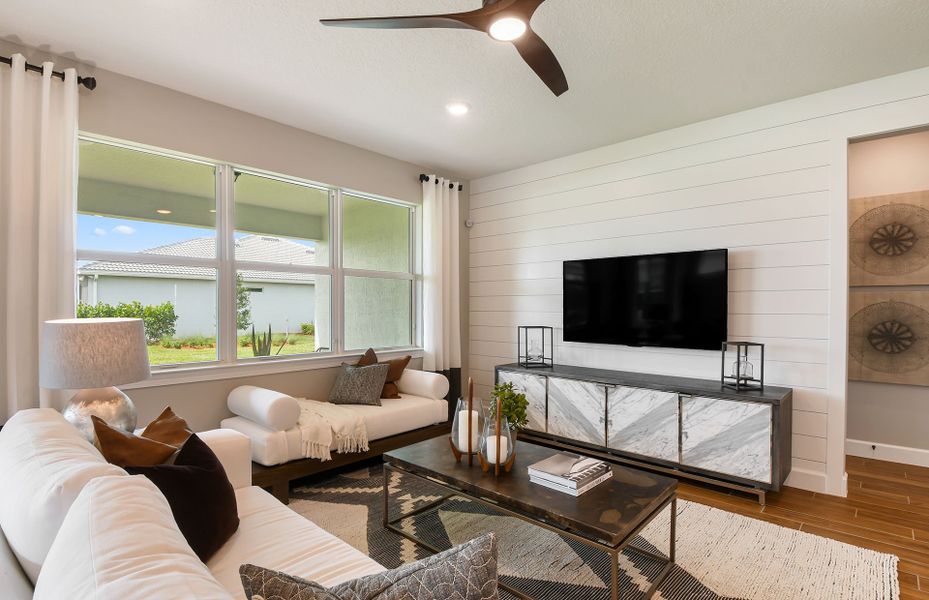 Representative furnished interior of a home built from the Palmary by DiVosta in Talon Preserve on Palmer Ranch, Nokomis (Image 26).