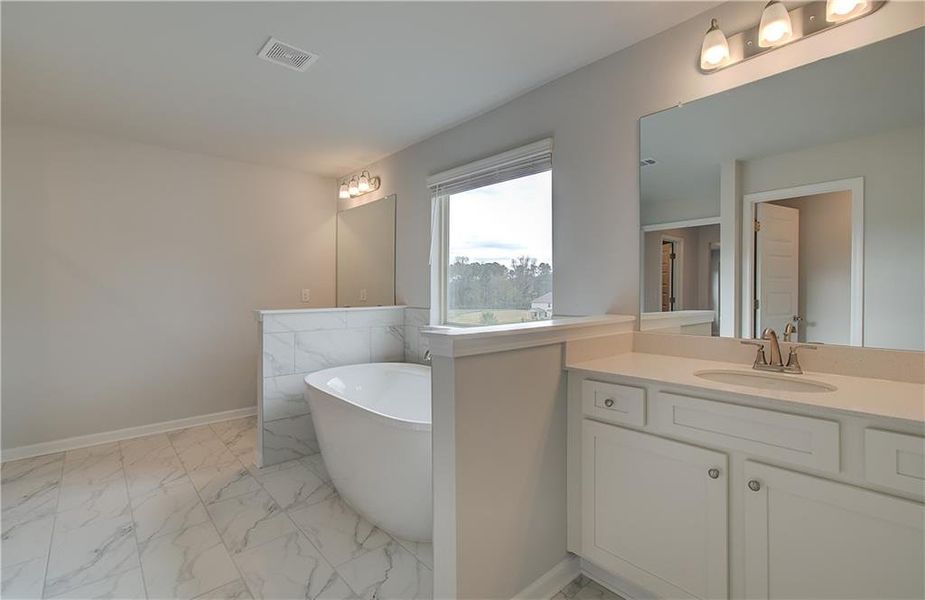 Furnished interior view inside a new home in Grandview at Millers Mill, Stockbridge (Image 12).
