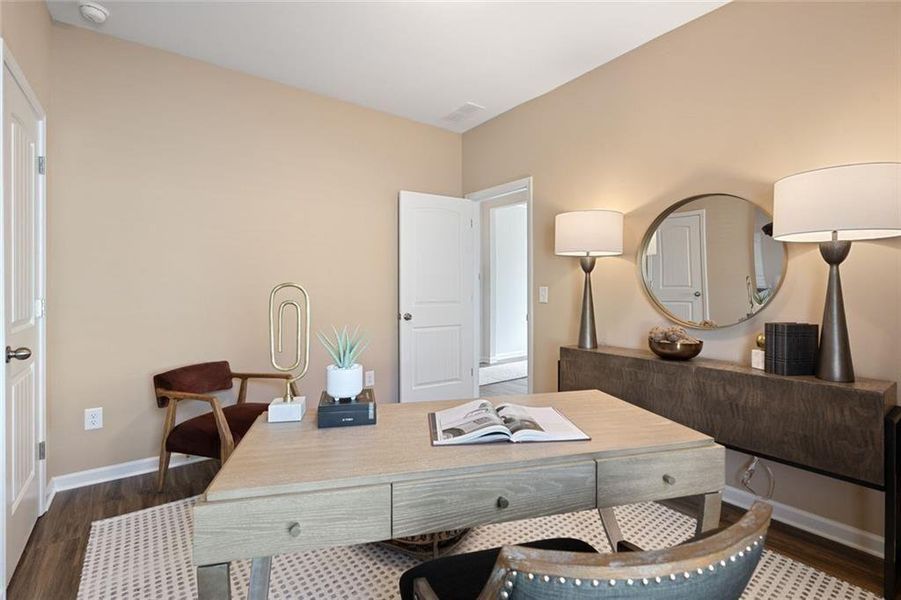 Furnished interior view inside a new home in Saddle Ridge, Calhoun (Image 38). Furnished interior view inside a new home in Saddle Ridge, Calhoun (Image 38).