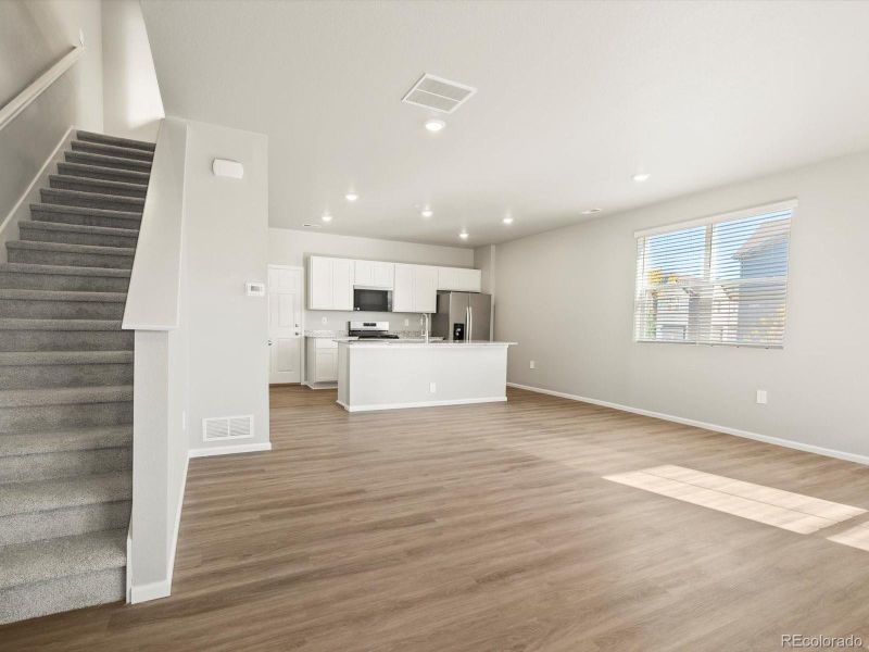 Spacious, unfurnished interior of a new home in Poudre Heights: The Meadow Collection, Windsor (Image 23).