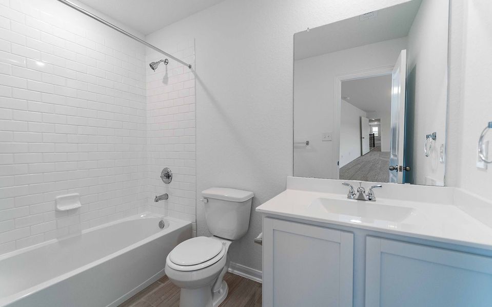 Furnished interior view inside a new home in Swenson Heights, Seguin (Image 11).