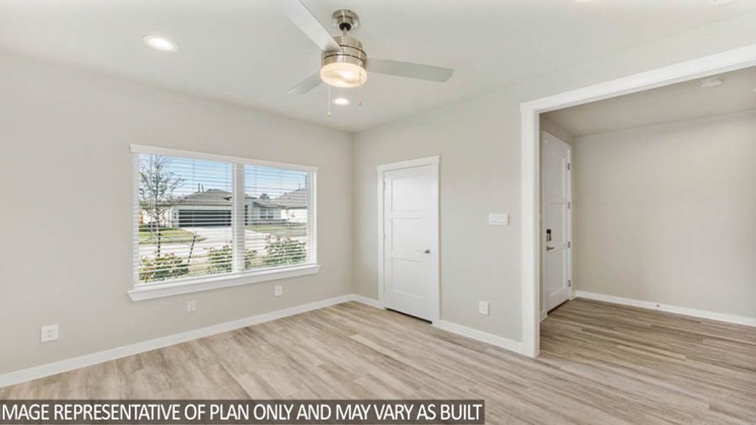Representative unfurnished interior of a home built from the Diamond by D.R. Horton in Mill Creek Estates, Magnolia (Image 29). Representative unfurnished interior of a home built from the Diamond by D.R. Horton in Mill Creek Estates, Magnolia (Image 29).