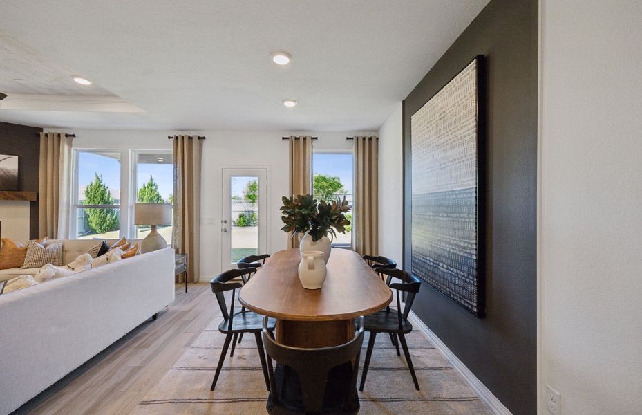 Furnished interior view inside a new home in Pecan Square, Northlake (Image 4).