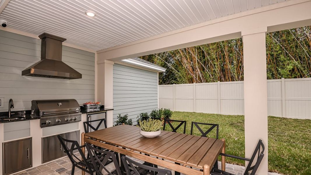 Representative exterior details of a home built from the Armona by Taylor Morrison in Headwaters at Lofton Creek, Yulee (Image 3).