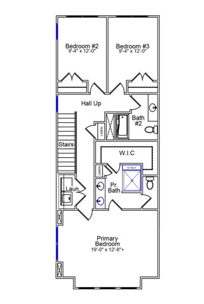 2D floor plan layout of this home in Ryder Park, Charlotte, NC (Image 4). 2D floor plan layout of this home in Ryder Park, Charlotte, NC (Image 4).
